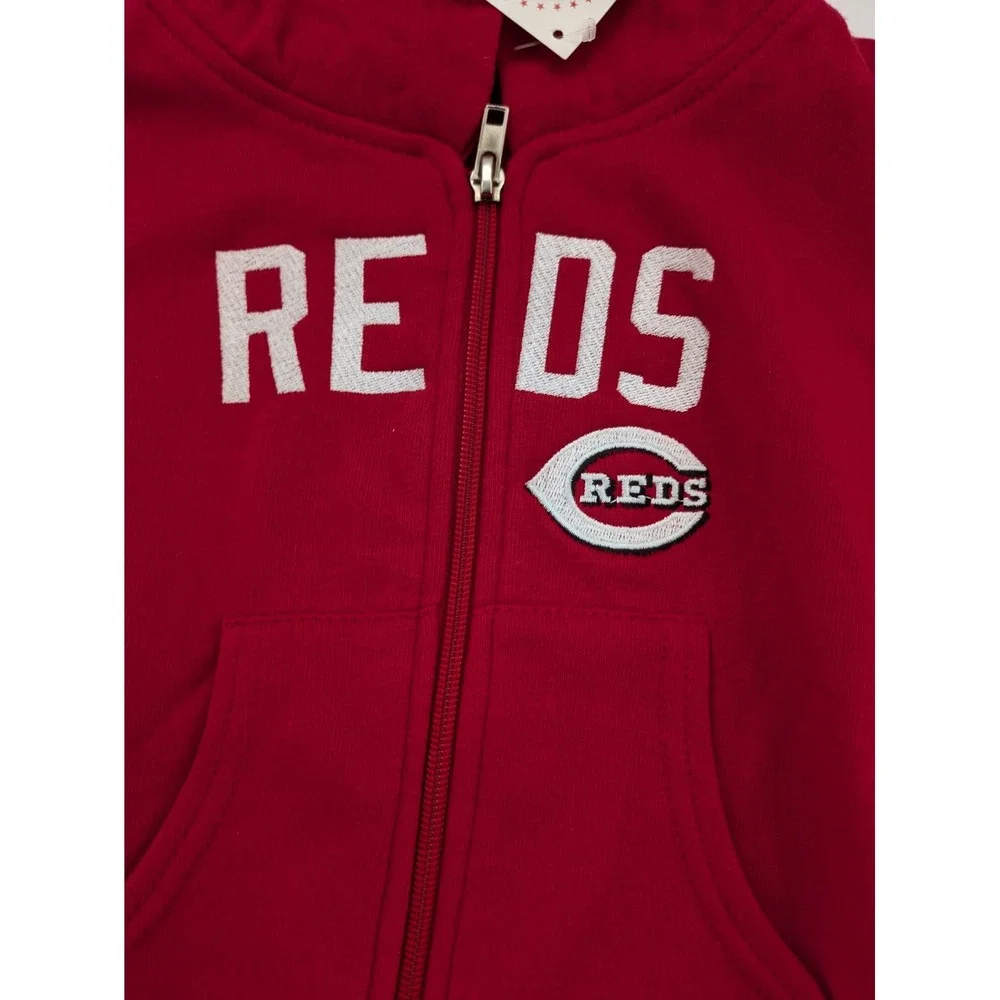 NWT Toddler Soft As A Grape Boston Red Sox‎ Full Zip Hoodie 2T Red